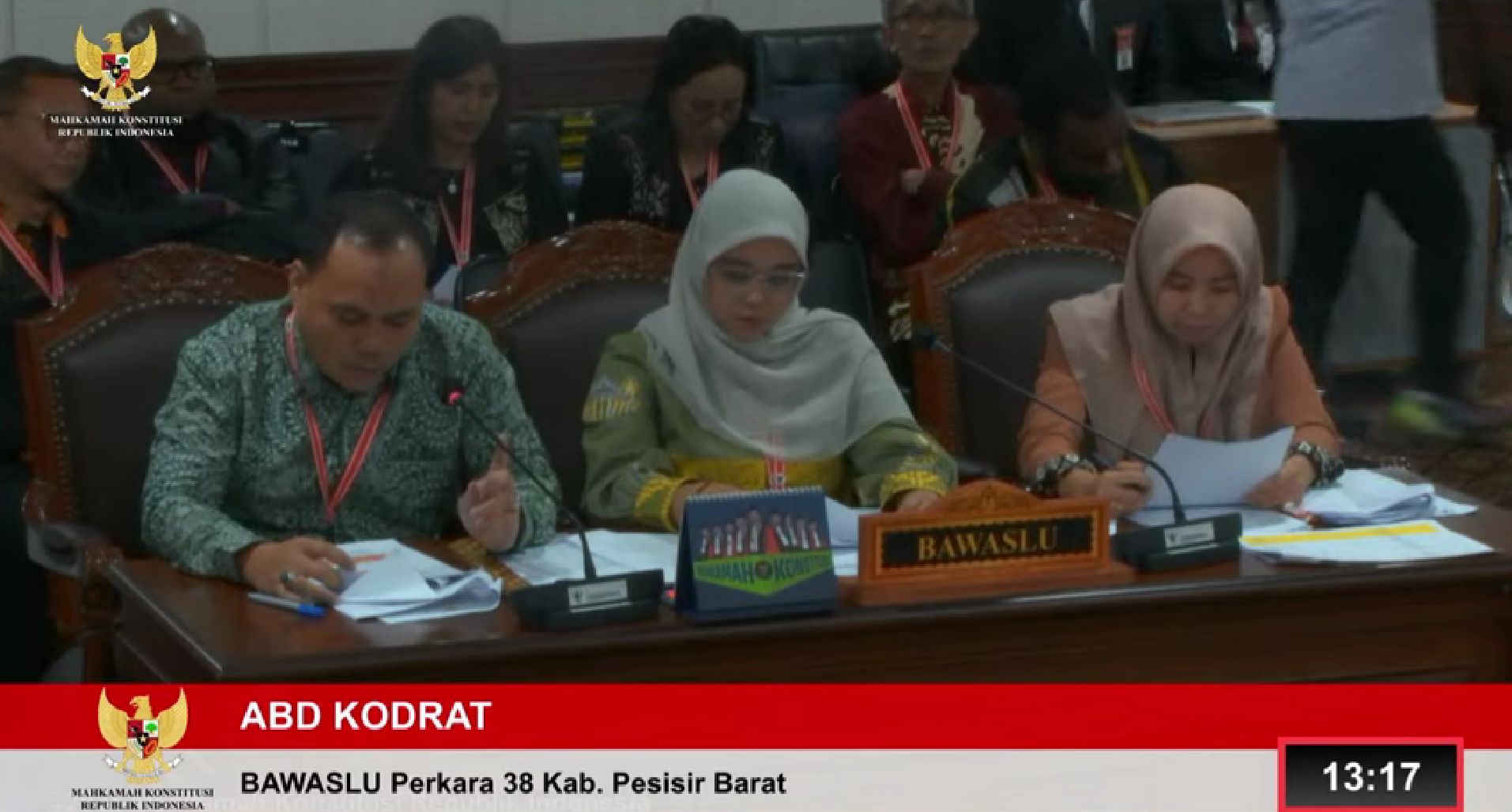 pembacaan keterangan