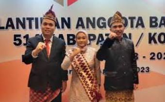 Foto Ketua dan Anggota Bawaslu Pesisir Barat